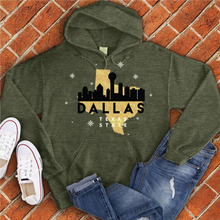 Load image into Gallery viewer, Texas State Snowflakes Hoodie