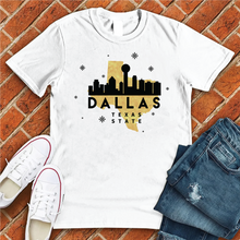 Load image into Gallery viewer, Texas State Snowflakes Tee