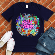 Load image into Gallery viewer, New York Animated City Tee
