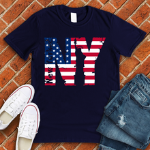 Load image into Gallery viewer, American Flag NY Tee