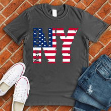 Load image into Gallery viewer, American Flag NY Tee