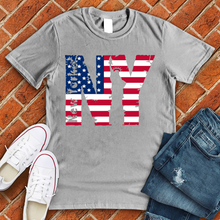 Load image into Gallery viewer, American Flag NY Tee