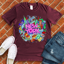 Load image into Gallery viewer, New York Animated City Tee