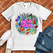 Load image into Gallery viewer, New York Animated City Tee