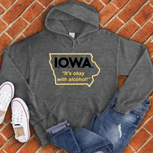 Load image into Gallery viewer, I.O.W.A. Its Okay With Alcohol Hoodie
