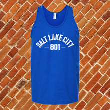 Load image into Gallery viewer, Salt Lake City 801 Unisex Tank Top
