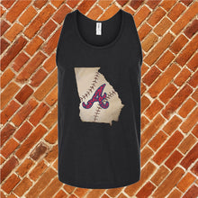 Load image into Gallery viewer, Georgia Baseball State Unisex Tank Top
