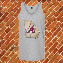 Load image into Gallery viewer, Georgia Baseball State Unisex Tank Top
