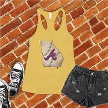 Load image into Gallery viewer, Georgia Baseball State Women&#39;s Tank Top
