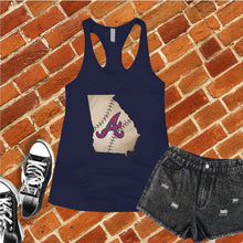 Load image into Gallery viewer, Georgia Baseball State Women&#39;s Tank Top
