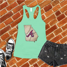 Load image into Gallery viewer, Georgia Baseball State Women&#39;s Tank Top
