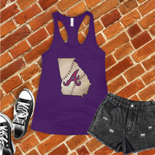 Load image into Gallery viewer, Georgia Baseball State Women&#39;s Tank Top
