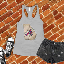 Load image into Gallery viewer, Georgia Baseball State Women&#39;s Tank Top
