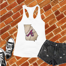 Load image into Gallery viewer, Georgia Baseball State Women&#39;s Tank Top
