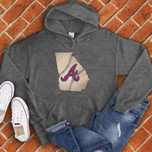 Load image into Gallery viewer, Georgia Baseball State Hoodie
