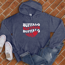 Load image into Gallery viewer, Groovy Buffalo Football Hoodie

