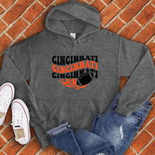 Load image into Gallery viewer, Groovy Cincinnati Football Hoodie
