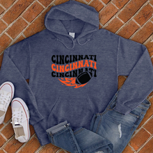 Load image into Gallery viewer, Groovy Cincinnati Football Hoodie
