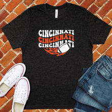 Load image into Gallery viewer, Groovy Cincinnati Football Tee
