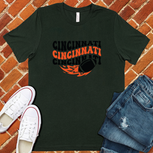 Load image into Gallery viewer, Groovy Cincinnati Football Tee
