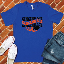 Load image into Gallery viewer, Groovy Cincinnati Football Tee

