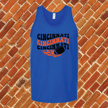 Load image into Gallery viewer, Groovy Cincinnati Football Unisex Tank Top
