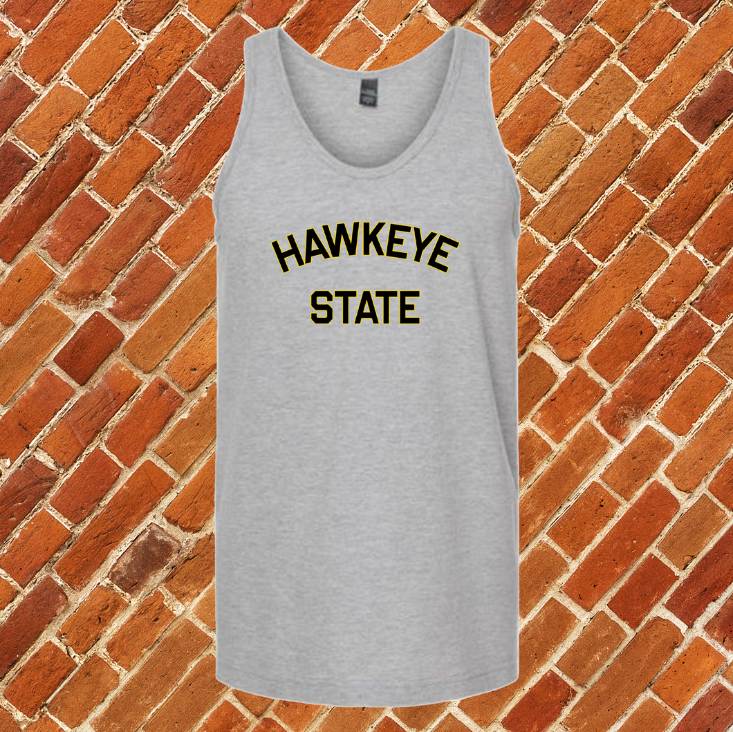 Hawkeye state Unisex Tank Top