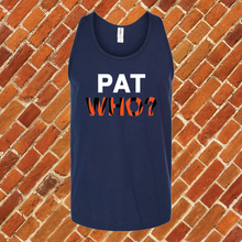 Load image into Gallery viewer, Pat Who? Unisex Tank Top
