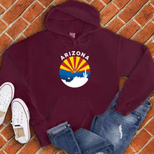 Load image into Gallery viewer, Arizona Flag circle Hoodie
