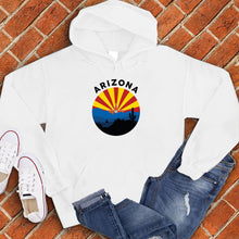 Load image into Gallery viewer, Arizona Flag circle Hoodie
