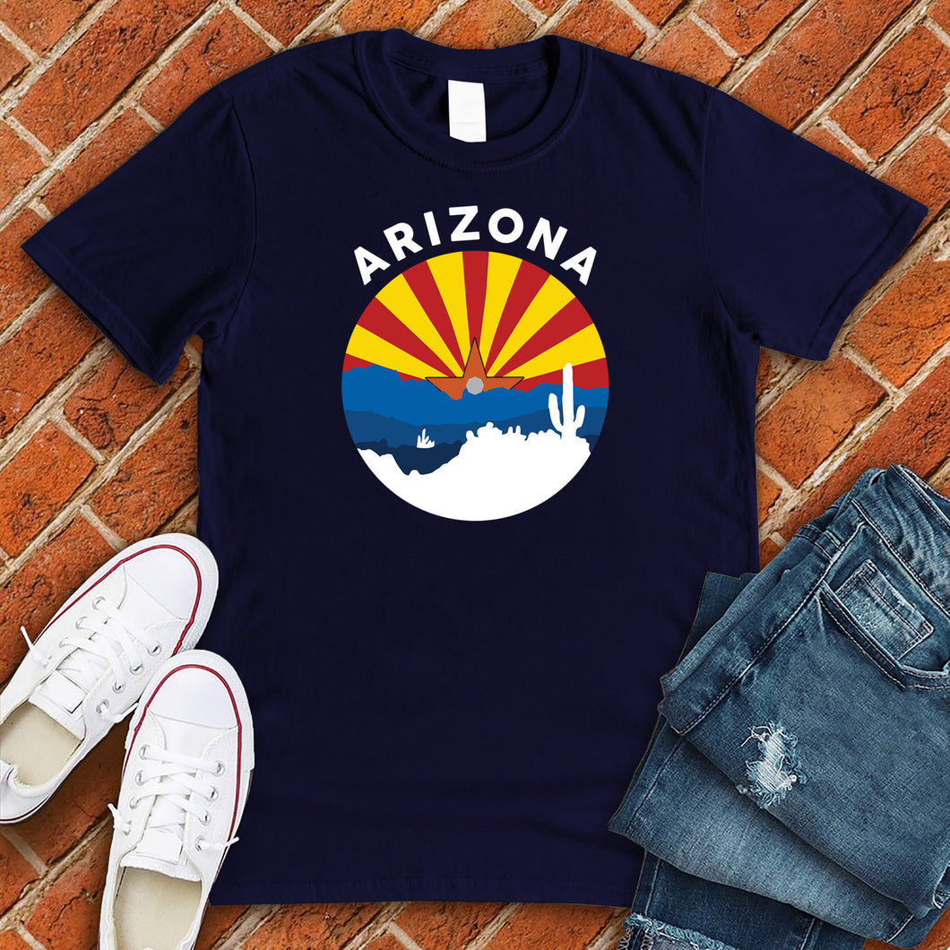 Arizona Flag circle Tee