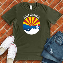 Load image into Gallery viewer, Arizona Flag circle Tee
