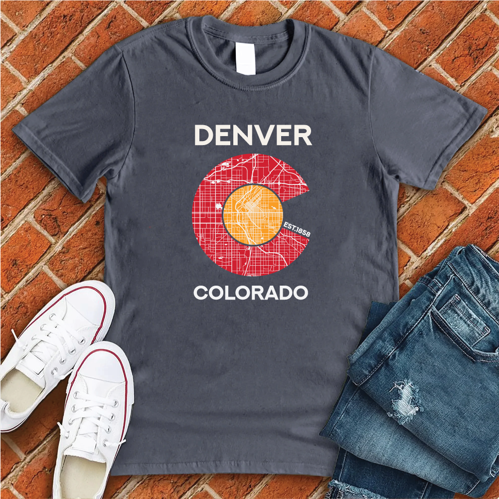 Denver District Map Tee