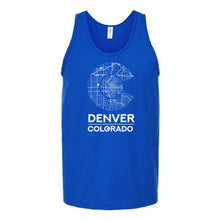 Load image into Gallery viewer, Denver Colorado Flag Map Unisex Tank Top
