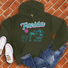 Load image into Gallery viewer, Florida Surf club sunset Hoodie
