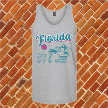 Load image into Gallery viewer, Florida Surf club sunset  Unisex Tank Top
