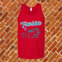 Load image into Gallery viewer, Florida Surf club sunset  Unisex Tank Top
