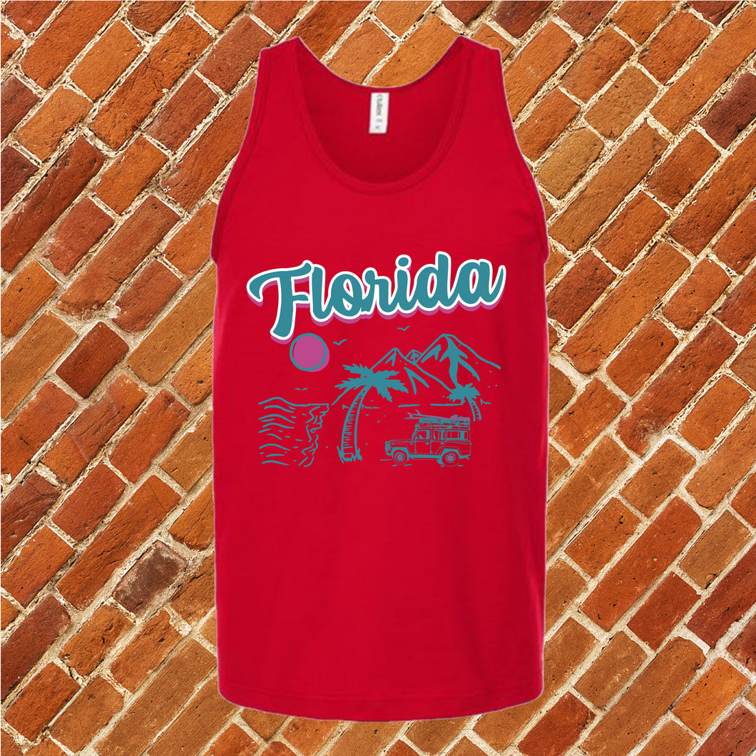 Florida Surf club sunset  Unisex Tank Top