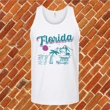 Load image into Gallery viewer, Florida Surf club sunset  Unisex Tank Top

