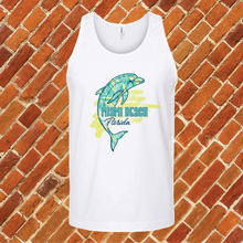 Load image into Gallery viewer, Miami Beach Dolphin Unisex Tank Top

