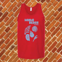 Load image into Gallery viewer, Miami Beach Shell Unisex Tank Top
