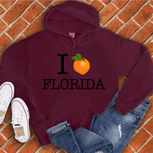 Load image into Gallery viewer, I Orange Florida Hoodie
