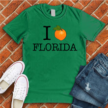 Load image into Gallery viewer, I Orange Florida Tee
