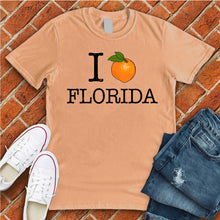 Load image into Gallery viewer, I Orange Florida Tee
