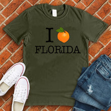Load image into Gallery viewer, I Orange Florida Tee
