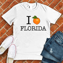 Load image into Gallery viewer, I Orange Florida Tee
