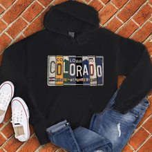 Load image into Gallery viewer, Colorado License Plate Hoodie
