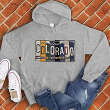 Load image into Gallery viewer, Colorado License Plate Hoodie
