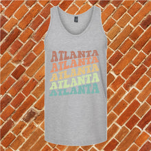 Load image into Gallery viewer, Atlanta Pastel Repeat Unisex Tank Top
