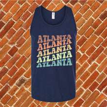 Load image into Gallery viewer, Atlanta Pastel Repeat Unisex Tank Top
